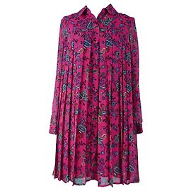 Robe chemise plissée à imprimé paisley CLAUDIE PIERLOT Multicolore