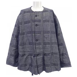 Autre Marque QUILP Check Wool Jacket Brown Black Other