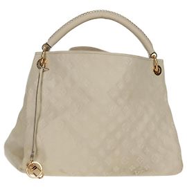 LOUIS VUITTON Sac à épaule Artsy MM Monogram Empreinte Blanc M93449 Auth Blanc