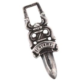 Chrome Hearts Dagger Charm Pendant Top Ag925 Silver Auth 165873SM Silvery