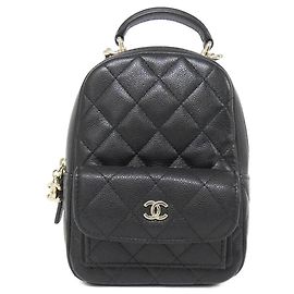 Chanel Timeless Classic Caviar Skin Backpack Black