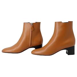 HERMÈS: Ankle Boots Model "DÉMARCHE" 36 Camel