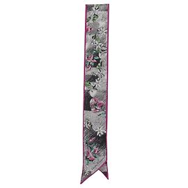 Bufanda Bandeau de Impresión Floral Salvatore Ferragamo en Seda Multicolor Multicolor