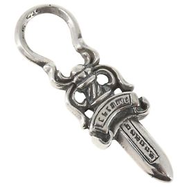 Pendente Charm Dagger Chrome Hearts in Argento Ag925 Auth 162889SM Argento
