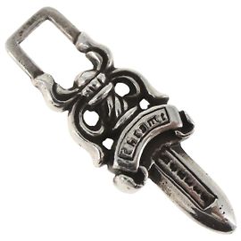 Pendente Charm Dagger Chrome Hearts in Argento Ag925 Auth 165874SM Argento