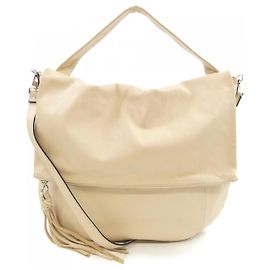 Autre Marque PUNTOTRES Leder Tasche Beige