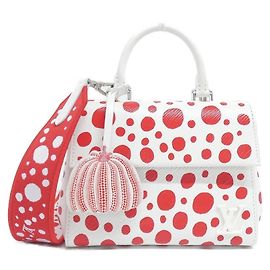 Louis Vuitton Epi Cluny Mini-Handtasche Weiß Rot