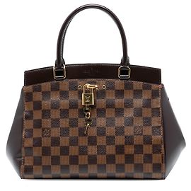 Louis Vuitton Marrone Damier Ebene Rivoli MM Marrone