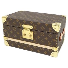 Custodia per gioielli Mini Malle Bijou Monogram Louis Vuitton Marrone