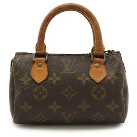 Louis Vuitton Monogram Mini Speedy Handtasche Braun Monogramm