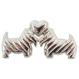 Tiffany & Co Broche Tiffany 925 Terrier Escocés & Corazón Otro