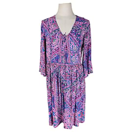 Lila Blumenkleid BA&SH Lila