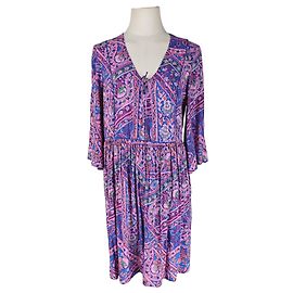 Vestido Floral Roxo BA&SH Roxo