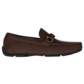 Mocassins de couro STUART da Salvatore Ferragamo Marrom