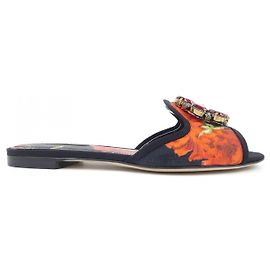 Dolce & Gabbana Sandales en cuir Dolce&Gabbana Noir Rouge