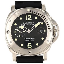 Panerai Luminor Submersible Stainless Steel Automatic Black