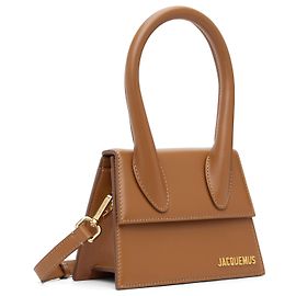 Jacquemus Le Chiquito Mini Couro Mini Marrom