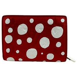 Louis Vuitton Monogram Empreinte Bifold Geldbörse in Rot Weiß Rot