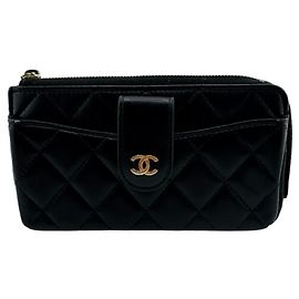 Chanel Timeless Classic Multi-Case Wallet Black