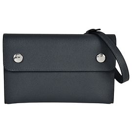 Hermès Nap to Go Schultertasche Hellblau Dunkelblau