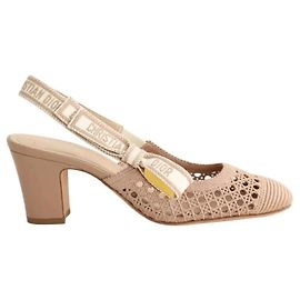 Dior Beige Lederabsätze Beige