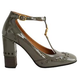 Chloé Tacones grises Gris