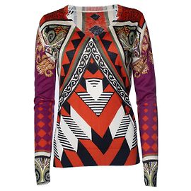 Etro, Mehrfarbiger Kaschmirpullover Mehrfarben