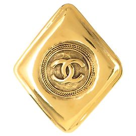 Broche en or Chanel Coco Mark Doré