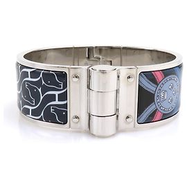 Bracciale Charnière Hermès Hermès Argento Multicolore
