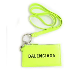 Monedero Amarillo Neón Balenciaga Amarillo