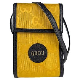 Borsa a Spalla Gucci Off the Grid Nero Giallo