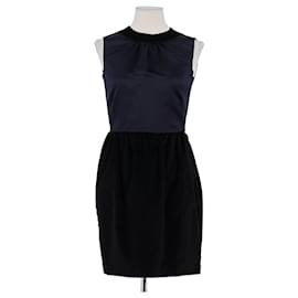D&G Vestido de algodón negro Negro