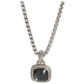 Pendente Albion in argento sterling, diamante e orchidea nera di David Yurman Altro