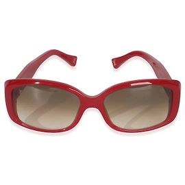 Louis Vuitton Red Speckling Acetate Soupon Sunglasses Other