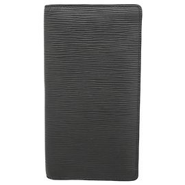 Louis Vuitton Epi Leather Long Wallet Black