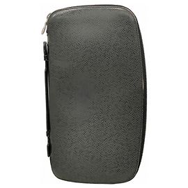 Louis Vuitton Taiga Organizer Atoll Long Wallet Grey