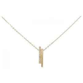 Autre Marque Collier en diamant Au750 Doré