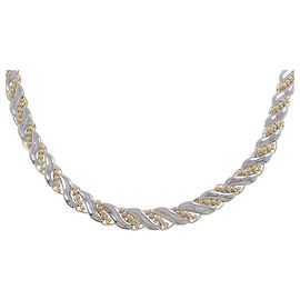 Autre Marque Collier Au750/PT850 Doré