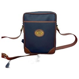 Borsa a tracolla in pelle e PVC Burberry Blu Altro