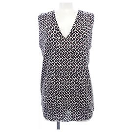 Gilet in seta Prada Nero