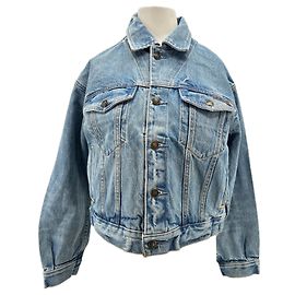 Giacca in denim blu Calvin Klein Blu