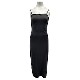 Robe Maje noire en polyester taille 36 Noir