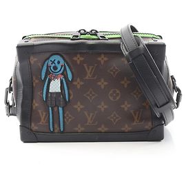 Borsa a Spalla Soft Trunk LV Friend di Louis Vuitton Marrone Nero Multicolore Monogramma