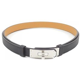 Hermès Hermes Kelly 18mm Belt Black