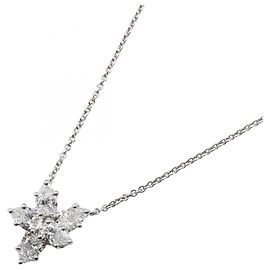 Colar em Platina Cluster de Harry Winston Prata