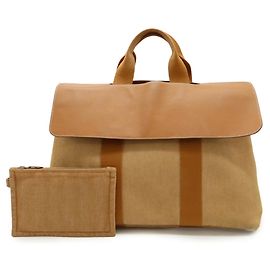 Hermès Bolsa tote Hermes Valparaiso MM Marrom