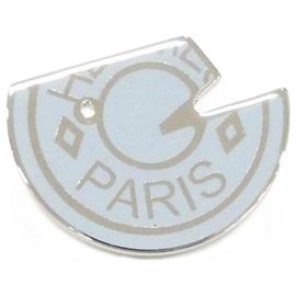 Hermès Carousel Brooch Silvery Light blue