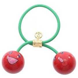 Louis Vuitton LV x TM Cherry Hair Cube Red Green