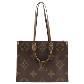 Louis Vuitton Sac OnTheGo GM Monogram Reverse Géant Marron Marron