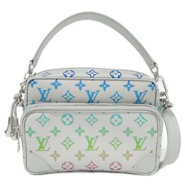Borsa a mano Nile iridescente Monogram Louis Vuitton Marrone